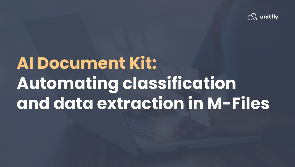 Extension Kit Document AI: Automating classification and data extraction in M-Files